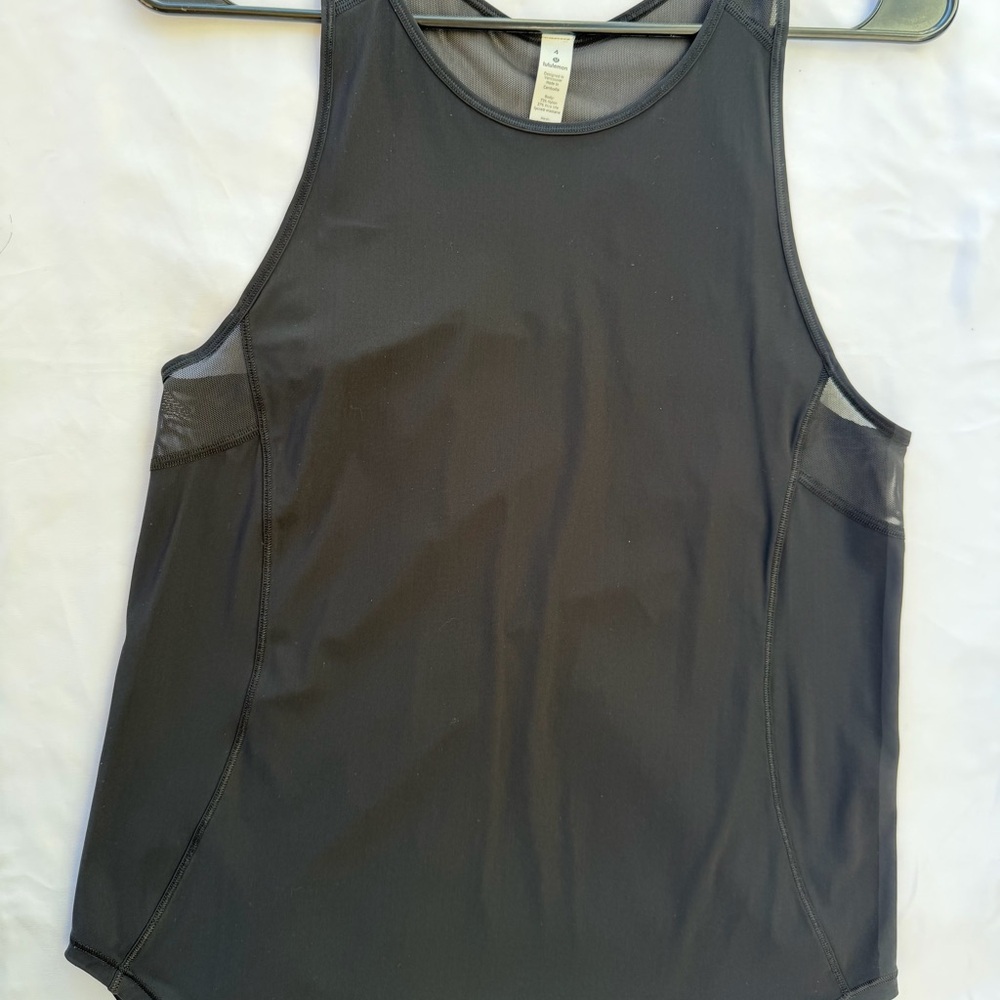 lululemon athletica Black Tank Top